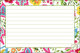 Bright Floral Recipe Cards Image 2 of 2